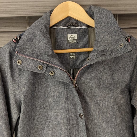 McKinley Blue Zip up Hooded Jacket Small - Picture 2 of 12